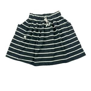 Childhoods Clothing Gray Striped Pocket Skirt